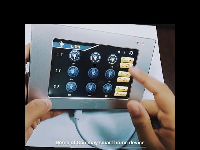 Coolmay smart home device HMI application for home, office, building