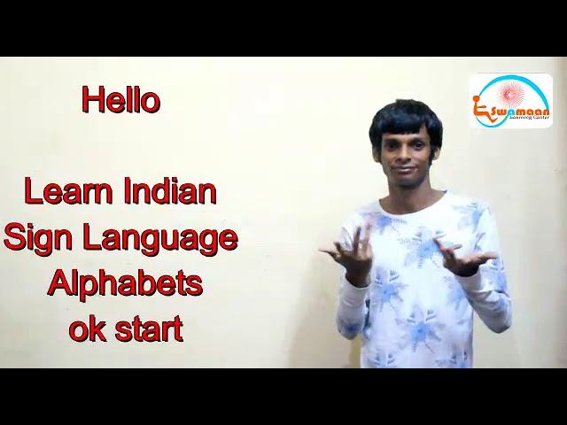 Saurabh Verma#  Sign language# A to Z #Day 4