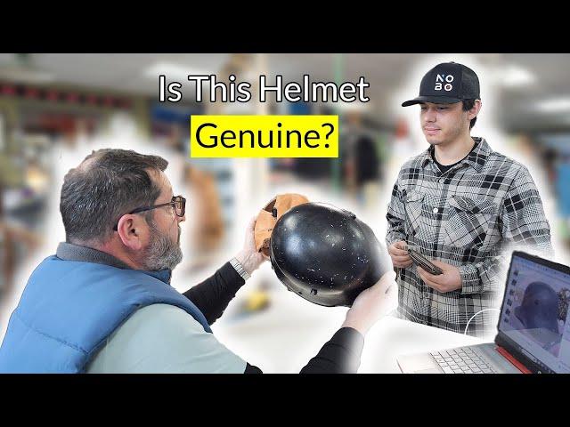 Over 100 Years Old! What Does He Want for This Helmet?