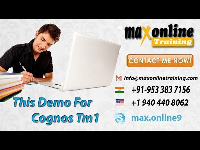 Cognos TM1 Training Videos | Cognos TM1 Tutorial | Max OnlineTraining