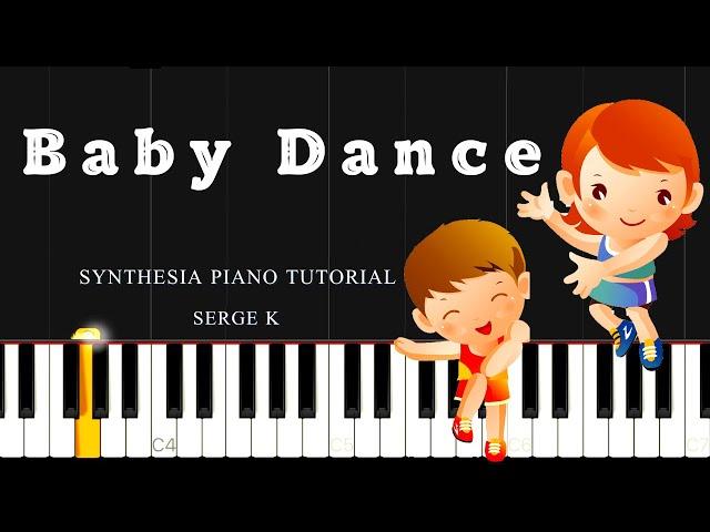 Baby Dance - Serge K \\ EASY Piano Tutorial