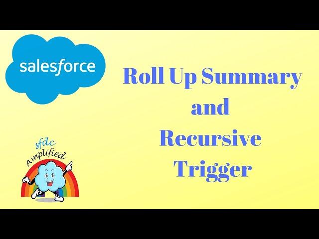 Day 6: Rollup Summary trigger and recursive trigger