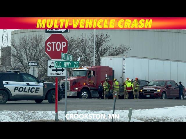 BREAKING NEWS: Multi-Vehicle Crash In Crookston, Minnesota