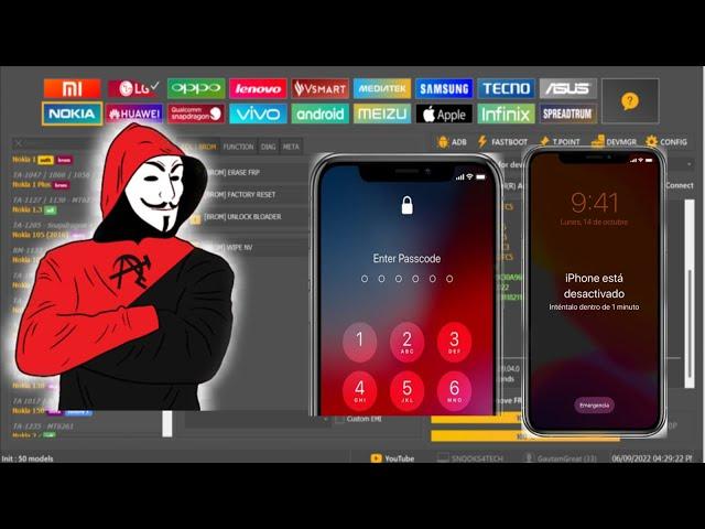 COMO DESBLOQUEAR IPHONE 6,6+,7,7+,8,8+,X | COMO QUITAR CODIGO IPHONE | BYPASS UNLOCKTOL PASO A PASO