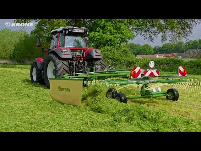 KRONE Swadro S 460 DB –  rotary rake with successful update