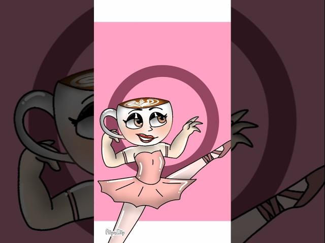 Ballerina capuchina vs Teagan (Animation meme) Dendys world #shorts #animation #flipaclip#dendyworld