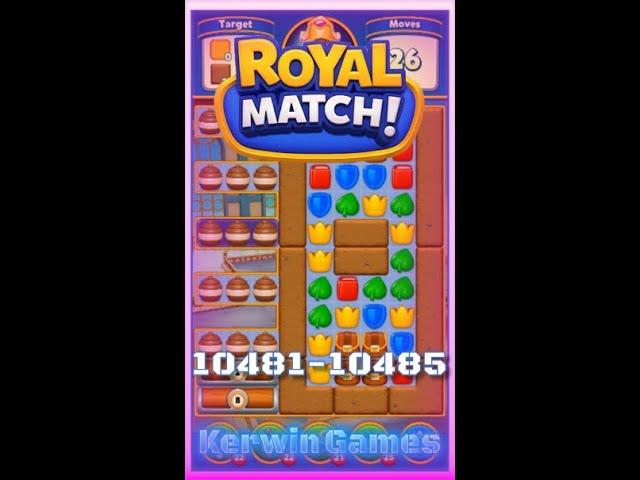 Royal Match Level 10481 10482 10483 10484 10485 - No Boosters Gameplay