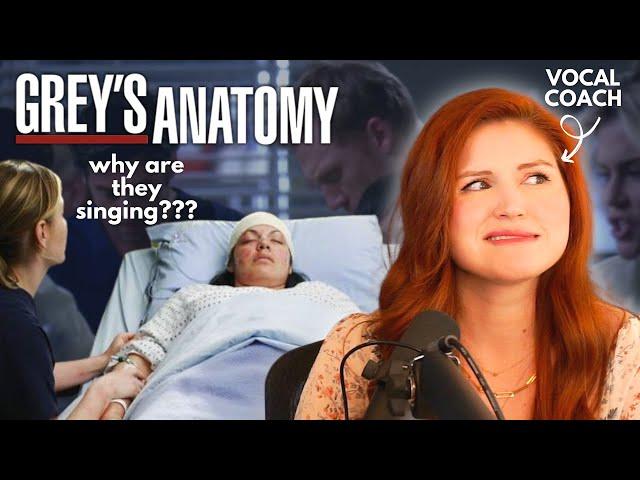 GREY'S ANATOMY musical episode I Vocal coach reacts!