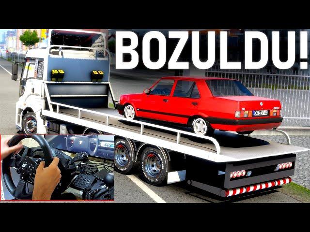 DOĞAN SLX İLE YOLDA KALDIM ÇEKİCİ ÇAĞIRDIM! - ÇEKİCİ DAYI BENİ ÇILDIRTTI - ETS 2 Mod T300RS GT