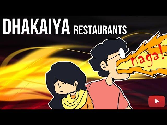 Dhakaiya Restaurants | A cartoon vlog by Antik Mahmud