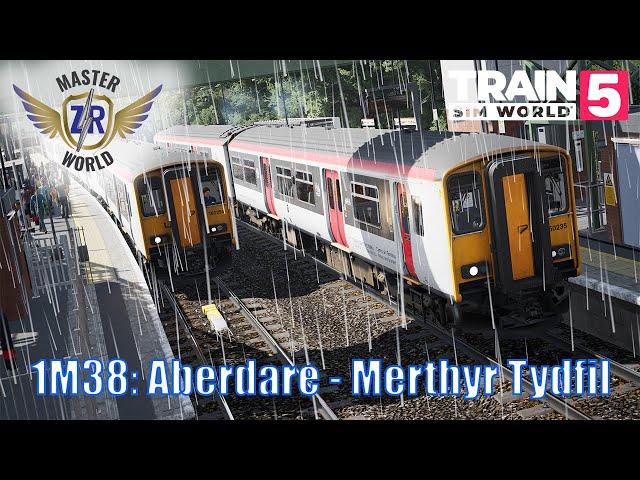 1M38: Aberdare - Merthyr Tydfil | Cardiff City Network | Class 150 | Train Sim World 5