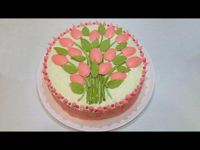 ТОРТ "ШОКОЛАДНЫЙ БАРХАТ" ("chocolate velvet" cake)