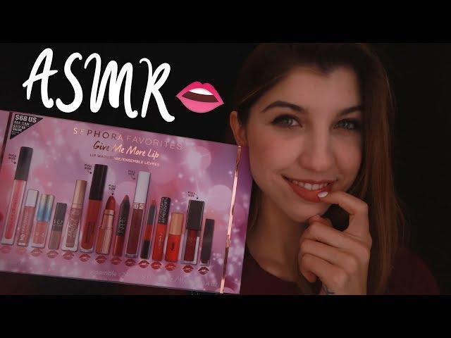 ASMR [1HR+] Lipstick Try-On Haul & MouthSounds (Sephora’s Best Sellers)