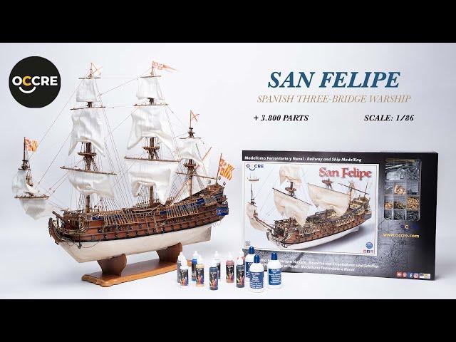 OcCre - How to build the San Felipe wooden ship model - Step by step 41