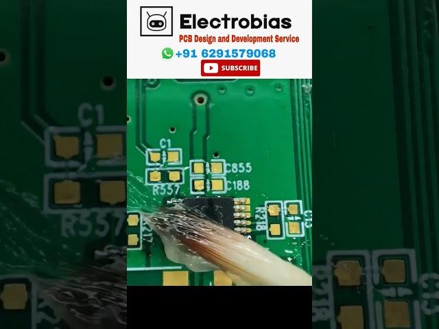 Soldering Made Easy: S2854 SOP Package IC Tutorial. @Electrobias #electronicsrepair #soldering