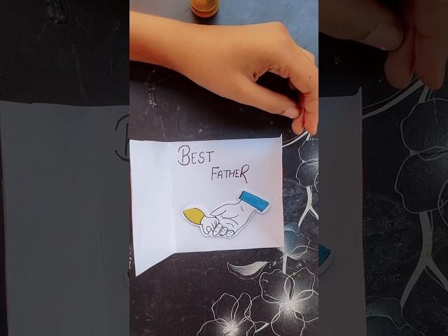 DIY father's day card ideas #art #craft #fathersday #shorts #shortsfeed #anjalicrafter