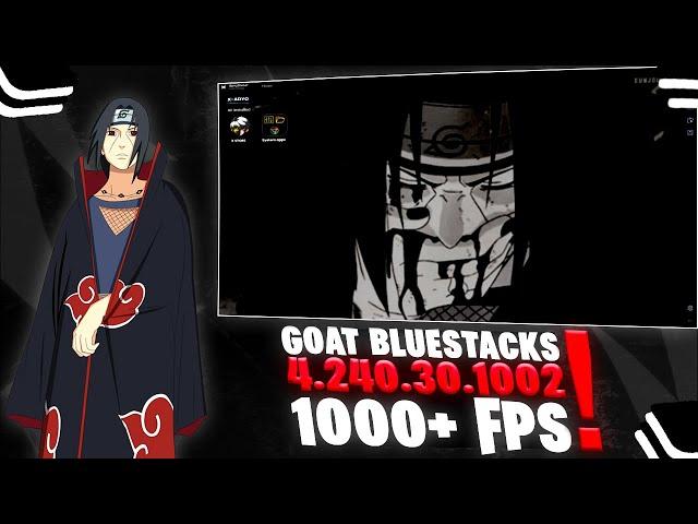  NEW GOAT BLUESTACKS SUPER LITE   VIP 4.240.30.1002  || FPS UPTO 1000+   2GB RAM PC