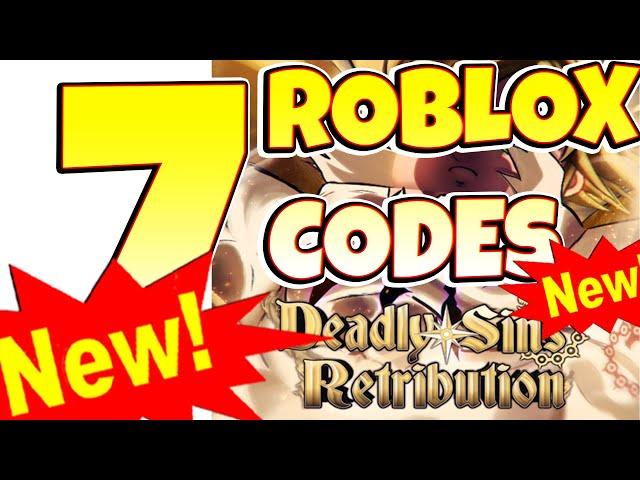 Deadly Sins Retribution, Roblox GAME, ALL SECRET CODES, ALL WORKING CODES