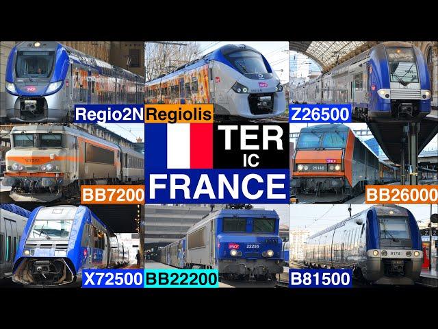 TER, IC / Express. Local train in France