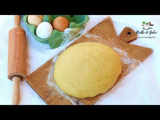 PASTA FROLLA SENZA BURRO AL CUCCHIAIO  Pronta in 5 MINUTI Ricetta Facile e veloce - RICETTE DI GABRI