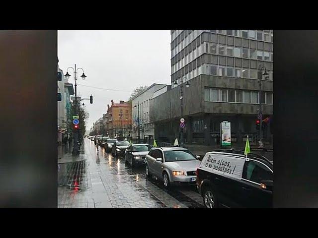 В Вильнюсе протестуют против закрытия санатория «Беларусь»