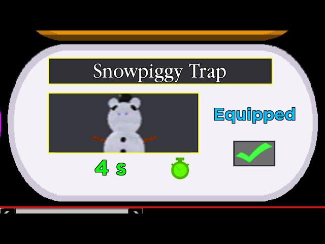 How To Unlock SNOWPIGGY TRAPS! NEW SECRET PIGGY TRAP.. (Piggy Winter Holiday Event Update)