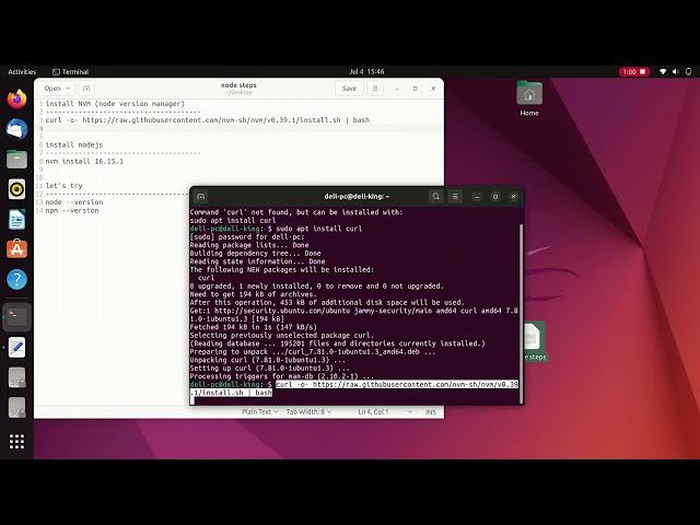 How to install NodeJS using NVM(Node Version Manager) in Ubuntu | How to install NVM in Ubuntu