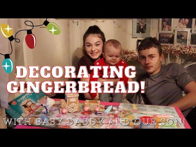 Building A Gingerbread House With My Boyfriend And Baby || Teen Mum Vlogmas