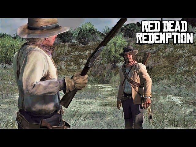 Джек Марстон мстит Эдгару Россу за смерть отца. Эпилог игры Red Dead Redemption