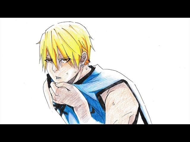 Speed Drawing: Kise Ryouta (Kuroko no Basket) / Ускоренное рисование - Кисе Рёта (Баскетбол Куроко)