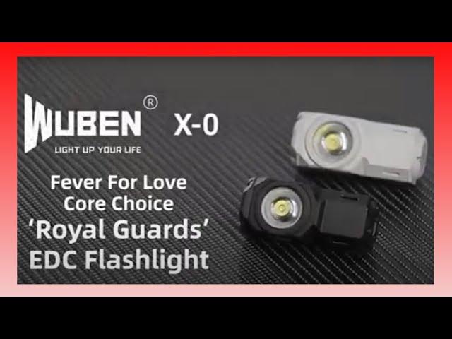 WUBEN X-O Knight Type-C Rechargeable  EDC Pocket Flashlight 1100Lumens With Magnetic Troch Light