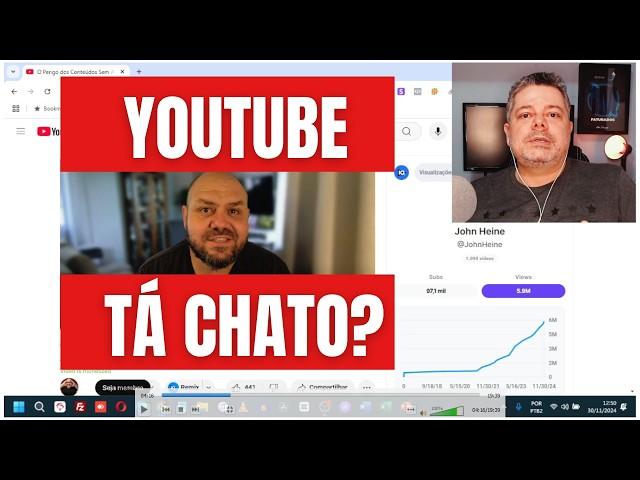 O YOUTUBE VAI ACABAR SE ISSO CONTINUAR ASSIM | REACT | @JohnHeine