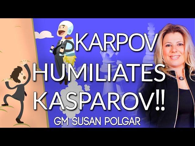 Anatoly Karpov HUMILIATES Kasparov with Quiet Positional Moves! - [Master Method]