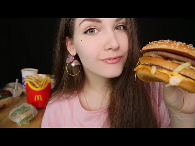 ASMR McDonalds  (EATING SOUNDS)  