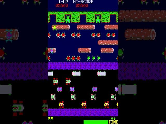 Frogger [Arcade Longplay] (1981) Konami