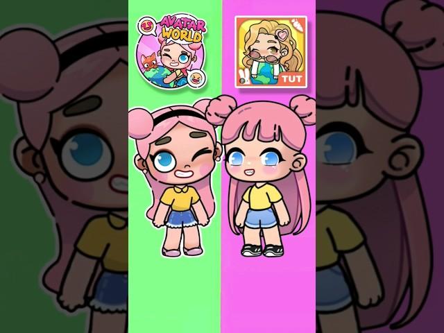 Avatar World VS Tut World.  Which is Better?#avatarworld #tocaboca  #avatarworldgame