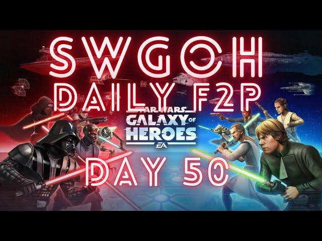 SWGOH DAY 50 | Following the APGAINS Farming Guide