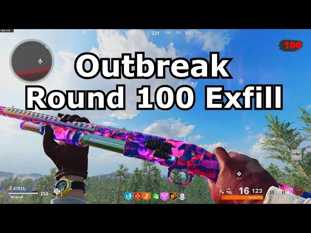 Outbreak Round 100 Exfill cold war zombies