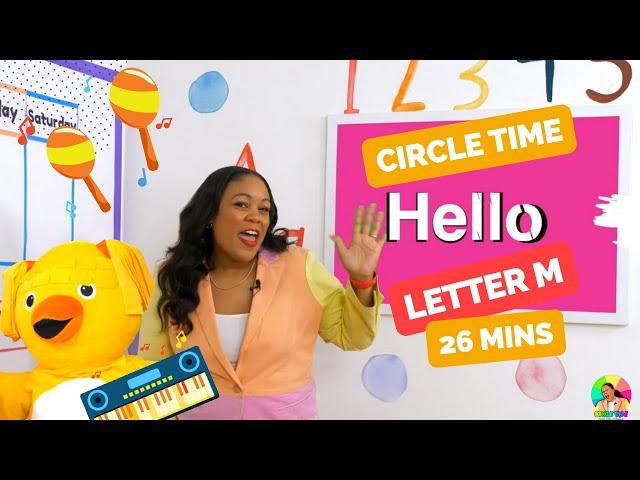 Circle Time with Ms. Monica - Songs for Kids, Bilingual Birdies Visits - Letter M, Episode 9