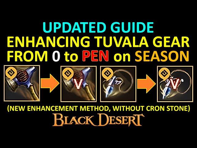 UPDATED Enhancing Tuvala Gear From 0 to PEN Season Full Guide for Beginner (Black Desert Online) BDO