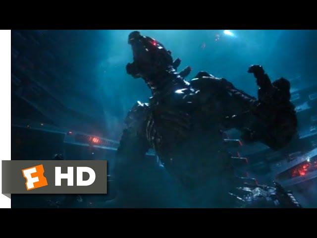 Godzilla vs. Kong (2021) - Mechagodzilla Rises Scene (4/10) | Movieclips