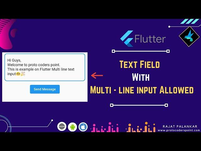 Flutter Text Input field with multi-line input support -TextFormField multiline Flutter