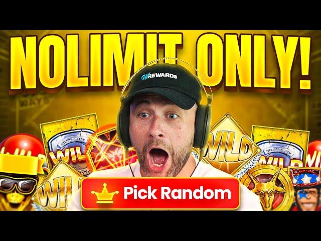 GAMDOM RANDOM but its NOLIMIT ONLY & I HAVE TO DO THE RISKY BONUS!! (Bonus Buys)