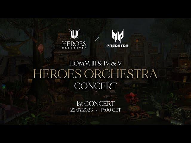 Heroes Orchestra LIVESTREAM - HoMM III & IV & V - 1st CONCERT