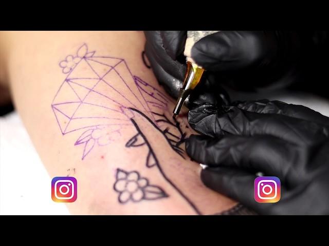 Diamond Traditional Tattoo - Time Lapse