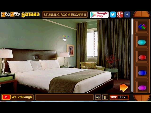 Stunning Room Escape II | zoozoogames walkthrough | escape games new