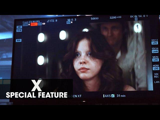 X (2022 Movie) Special Feature “Mia Goth” - Mia Goth, Brittany Snow