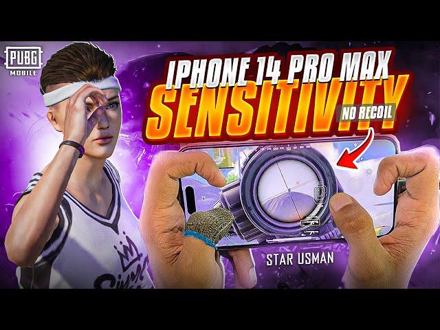 Iphone 14 pro max pubg sensitivity| Best Sensitivity & Settings For Pubg| Best sensitivity for pubg