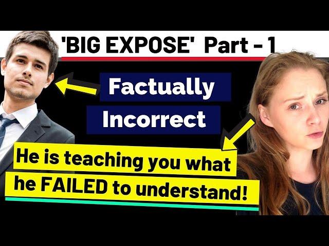 Dhruv Rathee | Big Expose Part-1 | Factually incorrect | Karolina Goswami