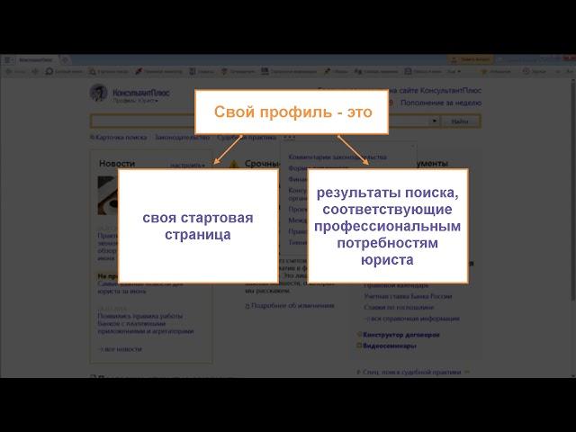 Настройка системы и ее специальные возможности для юристов Тема 1  Как искать информацию в системе К